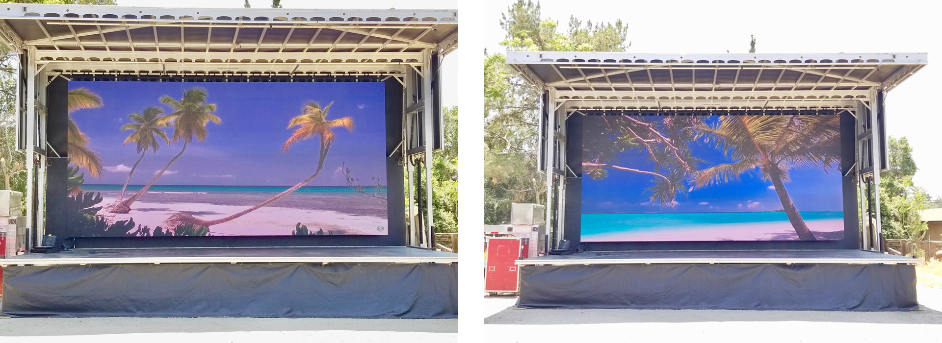 outdoor galaxias led screen