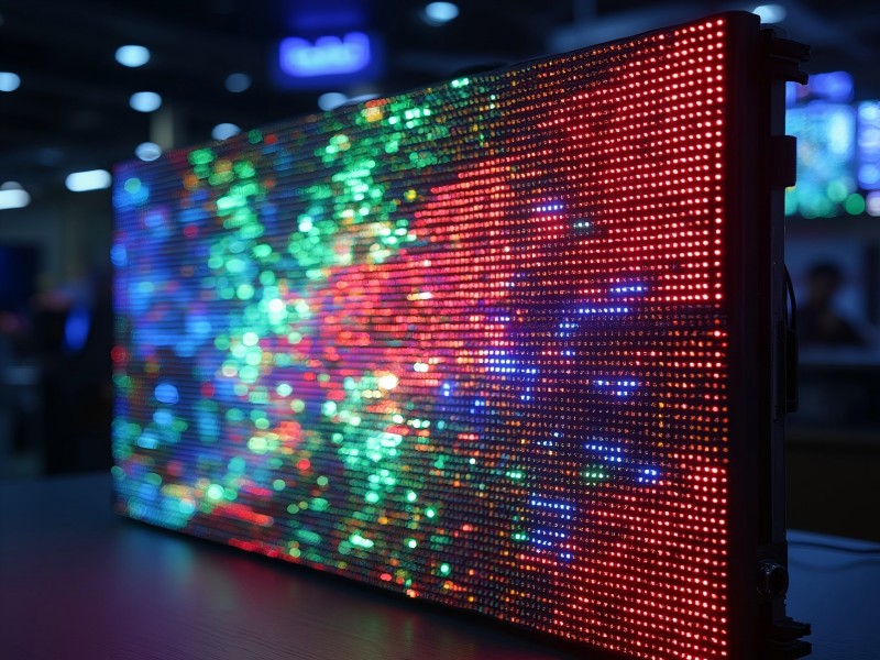 What is the pixel pitch of a LED 4K TV?